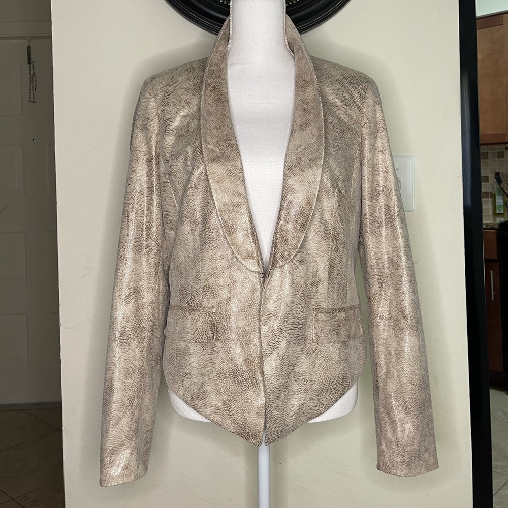International Concepts Large Snake Skin Blazer